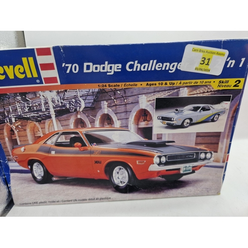 31 - Revell 70 Dodge kit part started