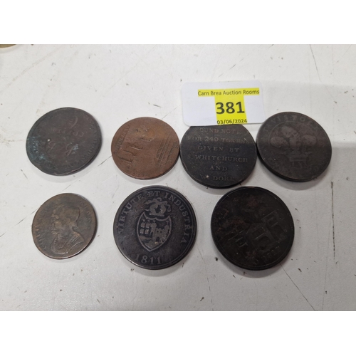 381 - Tokens/Pennies circ 1800