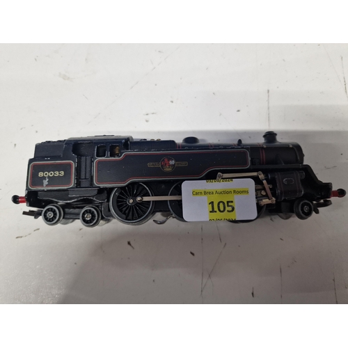 105 - Hornby Dublo 'oo' Gauge Br Black Standard 4mt '80033' 3 Rail