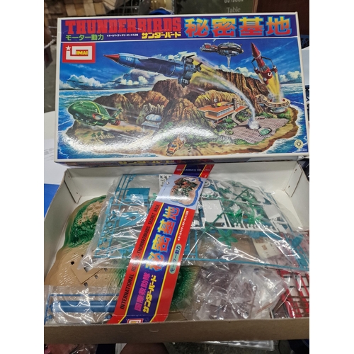 97 - Thunderbirds Imai Tracy Island Model kit Set Boxed Vintage 1990s