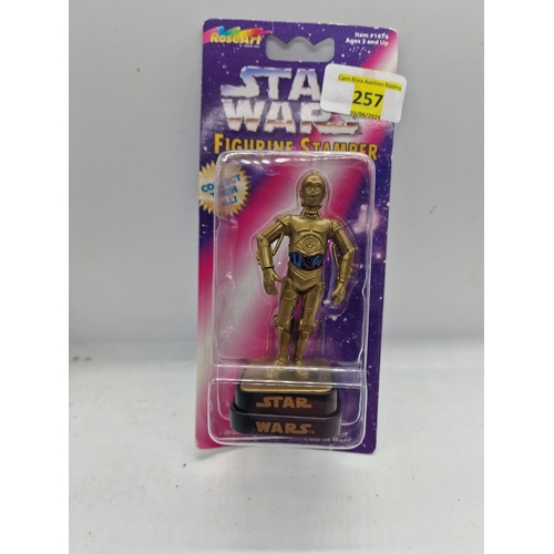 257 - Star wars c-3po stamper 1997