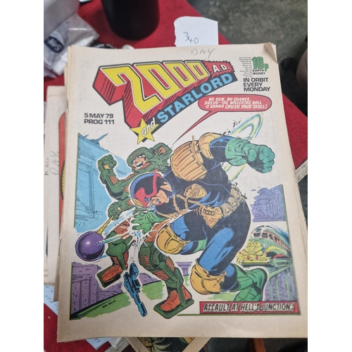 340 - 2000ad comic 111 to 130