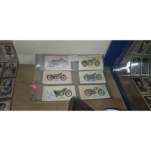 43A - cigarette cards motorcycles