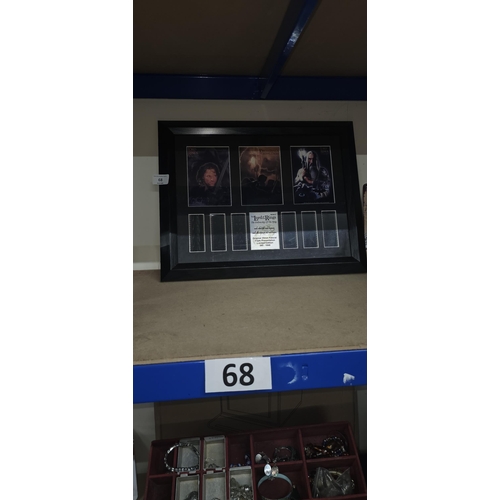 68 - lord of the rings edition frame with film snips 385 of 1000 series 3