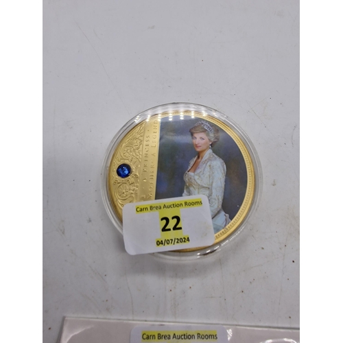 22 - Princess Diana large coin