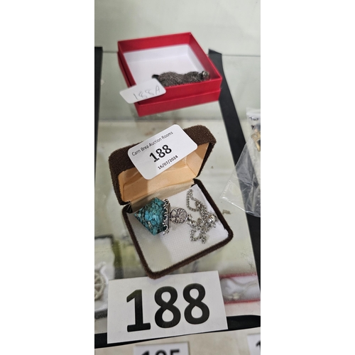 188 - turquoise healing chakra pendulum