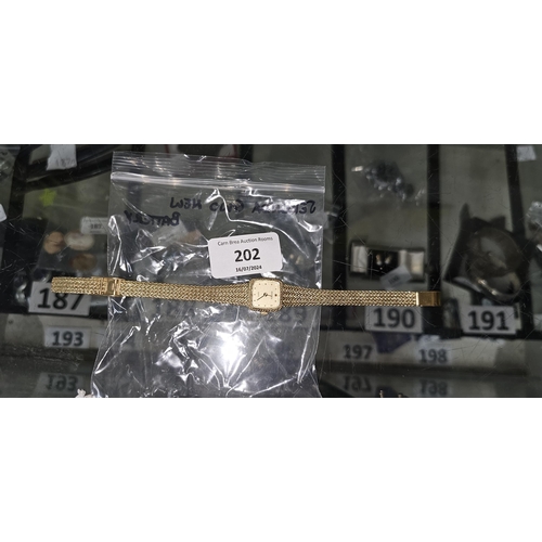 202 - ladies sekonda dress watch, new battery gwo