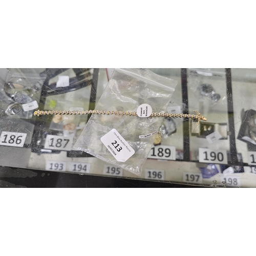 213 - bracelet with diamante accent