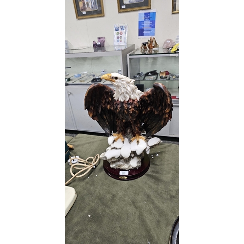 228 - very large new boxed eagle ornament