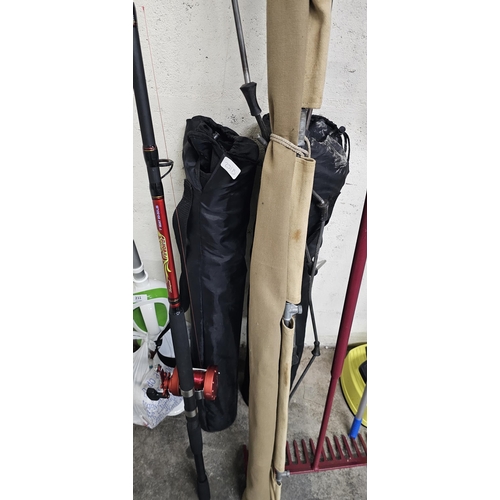 231B - 2 camping chairs with cup holders in bags UNABLE TO POST