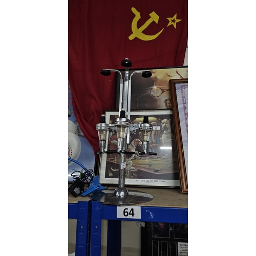 64 - 4 section spirit drinks dispenser