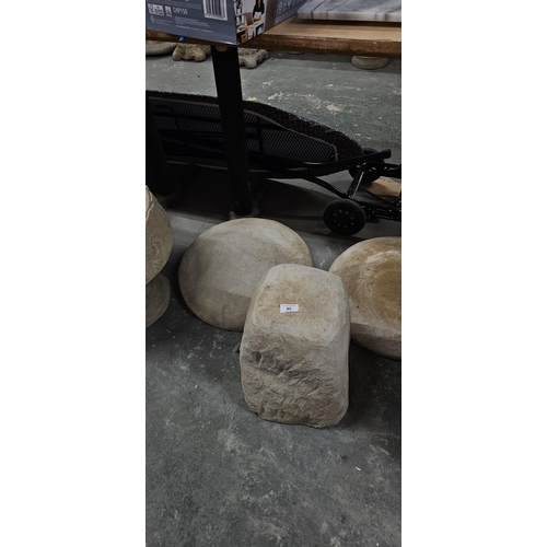 89 - staddle stones  - concrete UNABLE TO POST