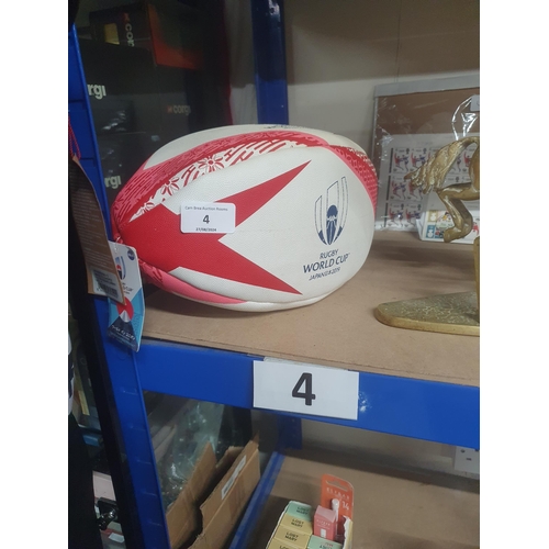 4 - world cup rugby ball