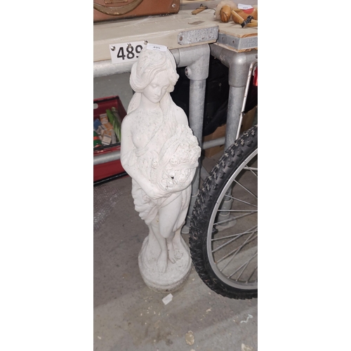 495 - resin goddess garden statue UNABLE TO POST