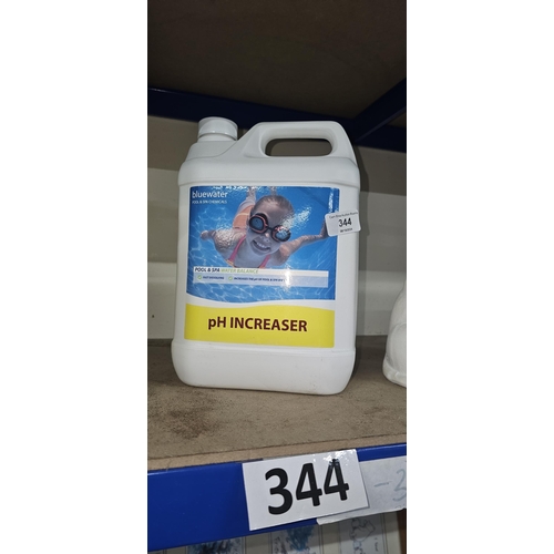 344 - 5 LITRES OF PH INCREASER FOR HOT TUBS OR POOLS