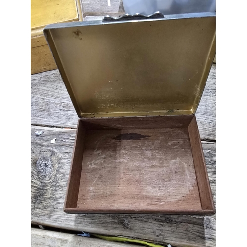 61 - Art Nouveau plated desk box