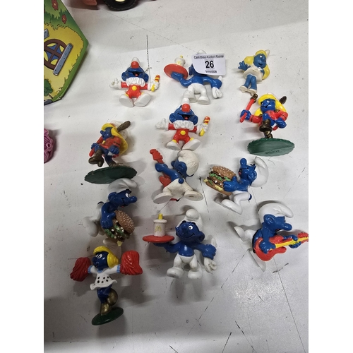 26 - Smurf lot figures