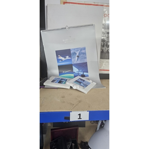 1 - 3 x Concorde 2004 Calendars