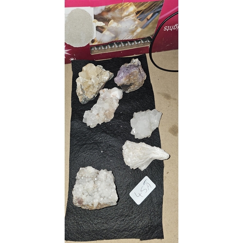 45A - 6 small crystal specimens