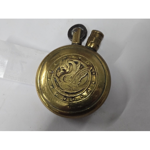 71 - unusual brass lighter