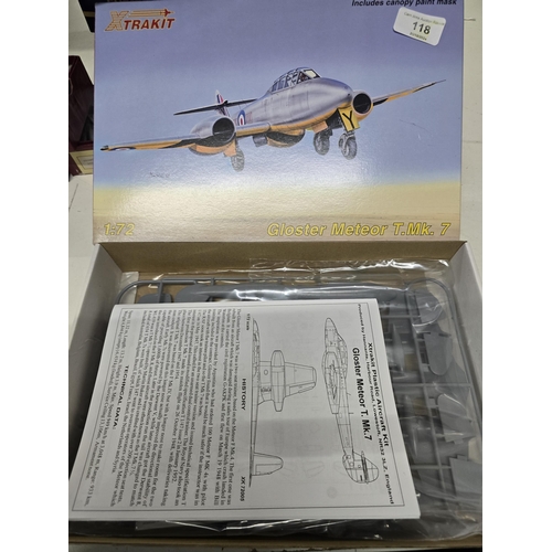 118 - X Trakit Gloster Meteor Model Kit