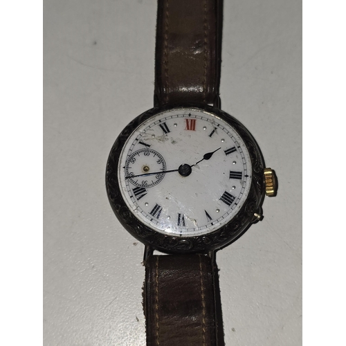 439 - Vintage silver case watch af