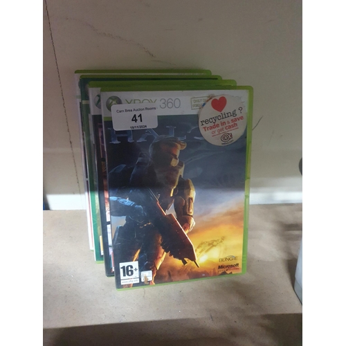 41 - JOBLOT XBOX 360 GAMES