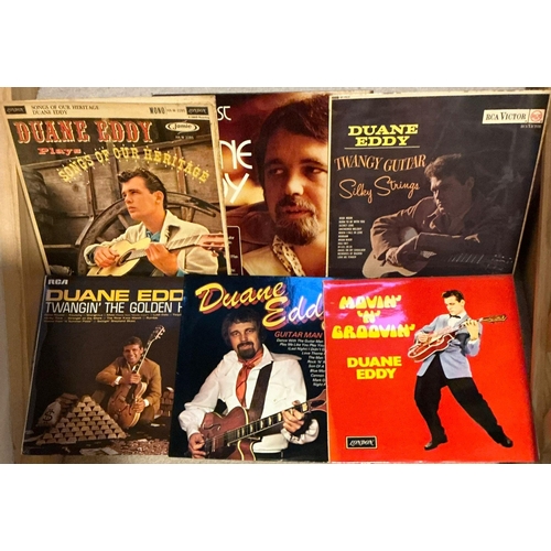 327 - 6 x Duane Eddy LPs  - Songs of our Heritage; Movin' and Groovin'; Twangy Guitar; Best of Duane Eddy;... 