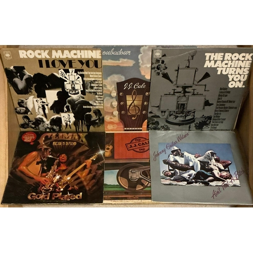 333 - 6 x blues and rock LPs - J.J. Cale 'Troubadour'; J.J. Cale 'Okie'; Climax Blues Band 'Gold Plated'; ... 