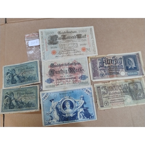 811A - Old German banknotes