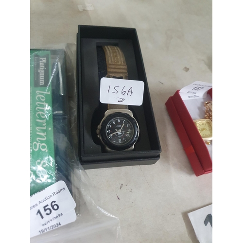 156A - HOLLYWOOD POLO QUARTZ WATCH, NEW BATTERY