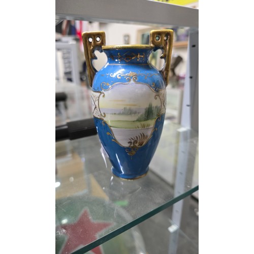 228A - NAGOYA SHOFIL NIPPON 1891-1921 - NICELY DECORATED VASE (MARK POSSIBLY USED FOR SALE AT LIBERTY'S)