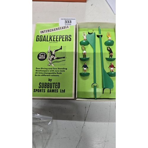 333 - Subbuteo goal keepers