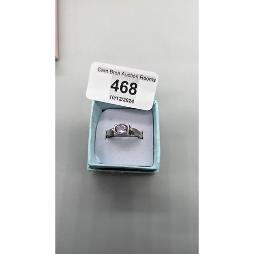 468 - 925 Amethyst ring size P