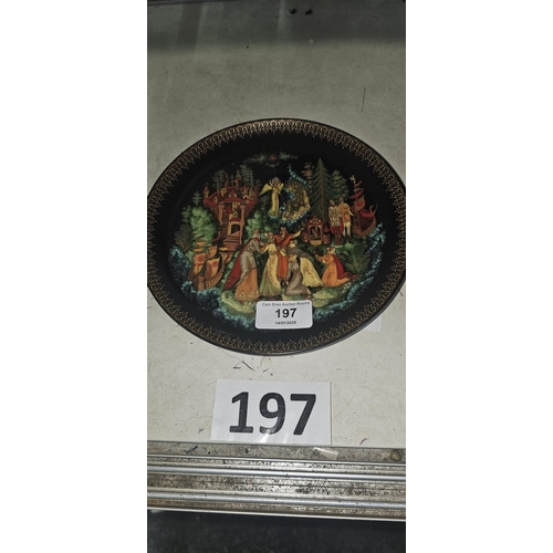 197 - WALL PLATE 'RUSSIAN FAIRYTALES'