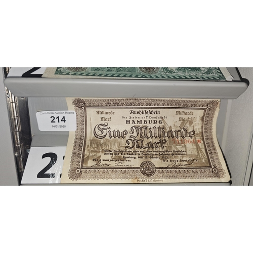 214 - OLD BANKNOTE