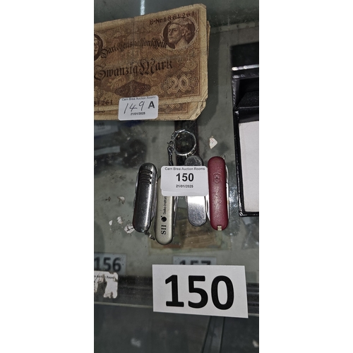 150 - 4 X PENKNIVES