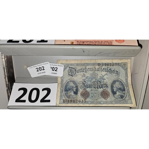 202 - OLD BANKNOTE