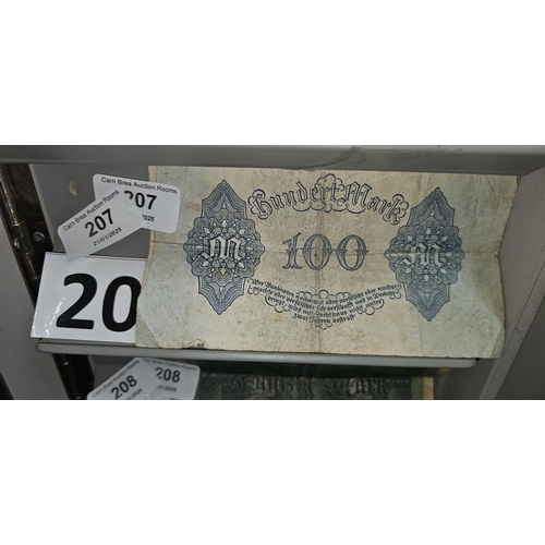 207 - OLD BANKNOTE