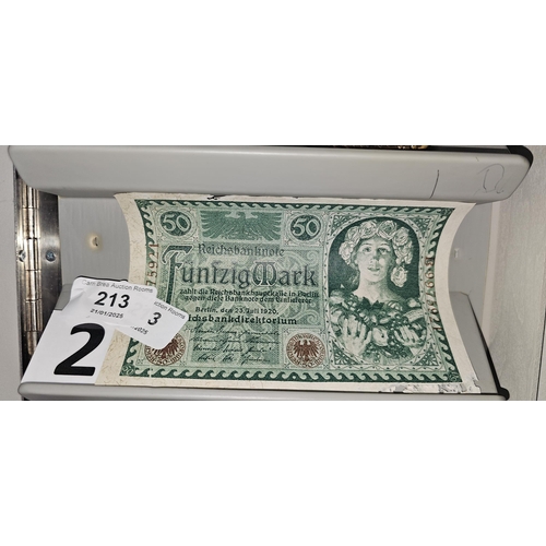 213 - OLD BANKNOTE