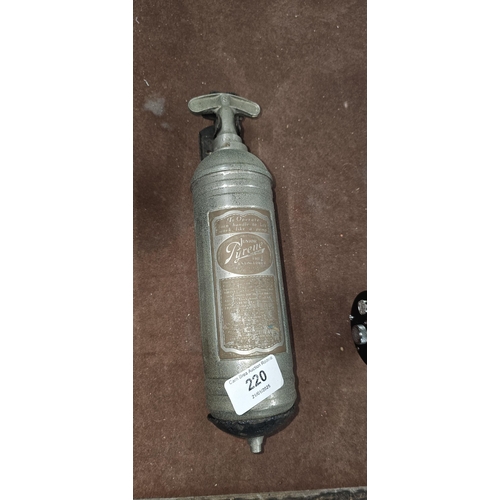 220 - vintage fire extinguisher