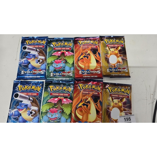 195 - 2016 Pokémon cards unopened x 8