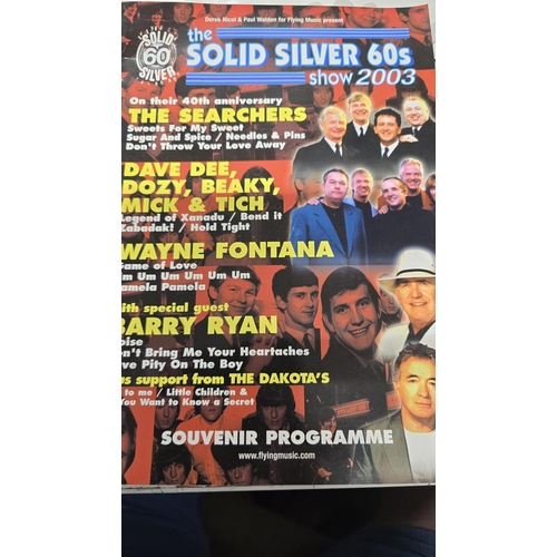 20A - Three signed programmes 
Dave Dee Dozy Beaky Mick & Titch.
Gerry Marsden, Dave Berry, Nolans, Brian ... 