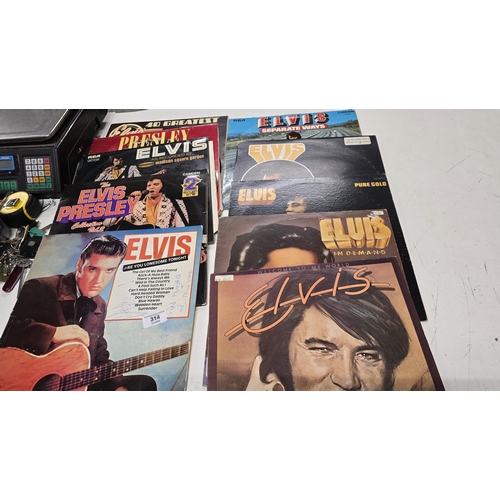 314 - Elvis Lps Untested