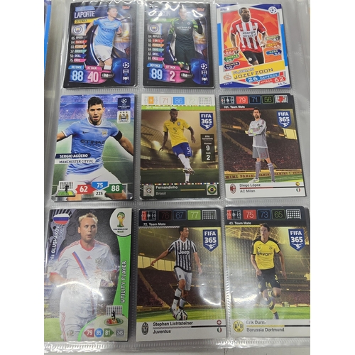 199 - 225 Football cards in album