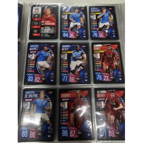 199 - 225 Football cards in album