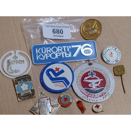 680 - Vintage medic's badges