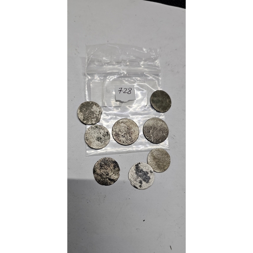 728 - Polish silver coins