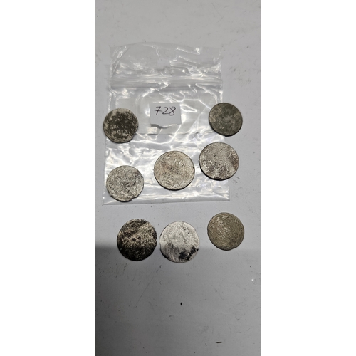 728 - Polish silver coins