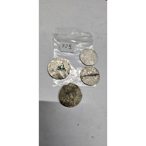 729 - Silver coins